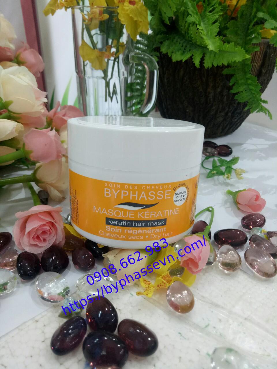 Kem Ủ Tóc Karatin Byphasse 250ml – Dành cho tóc khô và hư tổn