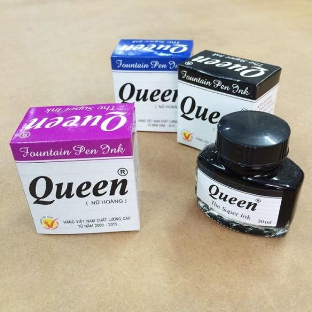 Mực viết bút máy/ mực queen