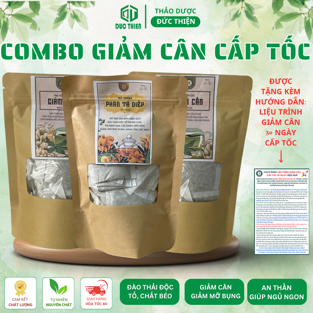 Trà thảo mộc giảm cân - liệu trình 30 ngày giảm cân lấy lại vóc dáng cùng đức thiện