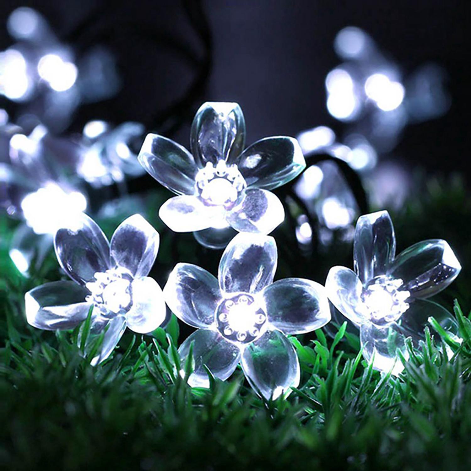 Dây đèn led trang trí hình hoa lê dùng pin aa - pear flower