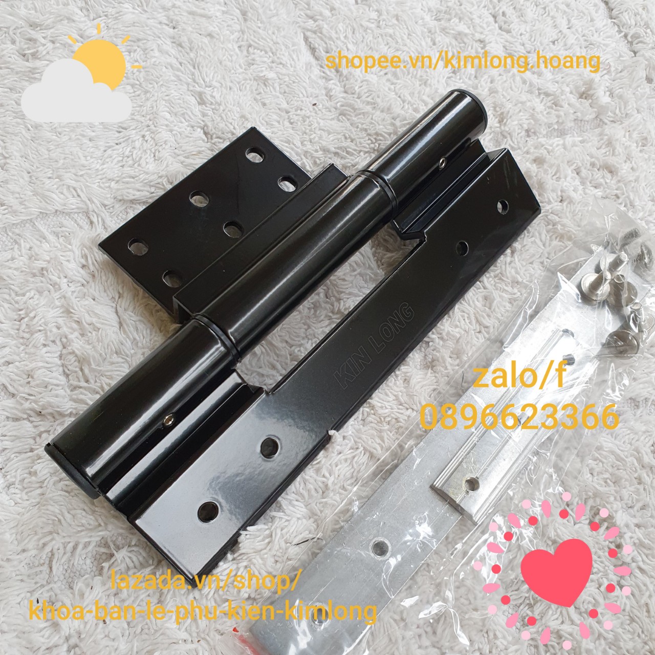 50 cái Bản lề 4D Khung cánh 200mm cho cửa nhôm xingfa