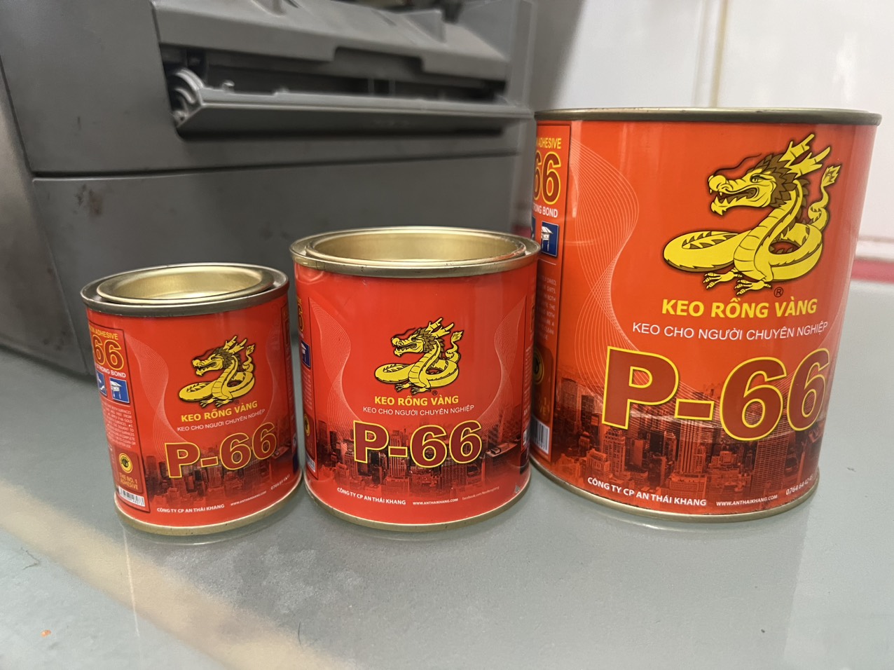 Keo P66 dán giày dép , keo con rồng , chất liệu chắc chắn