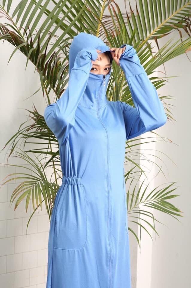 [Hoàn Tiền 15%] [CÓ 6 MÀU] Áo chống nắng toàn thân xuất Nhật chống tia UV chất liệu cotton 4 chiều thoáng mát, che phủ toàn bộ cơ thể.