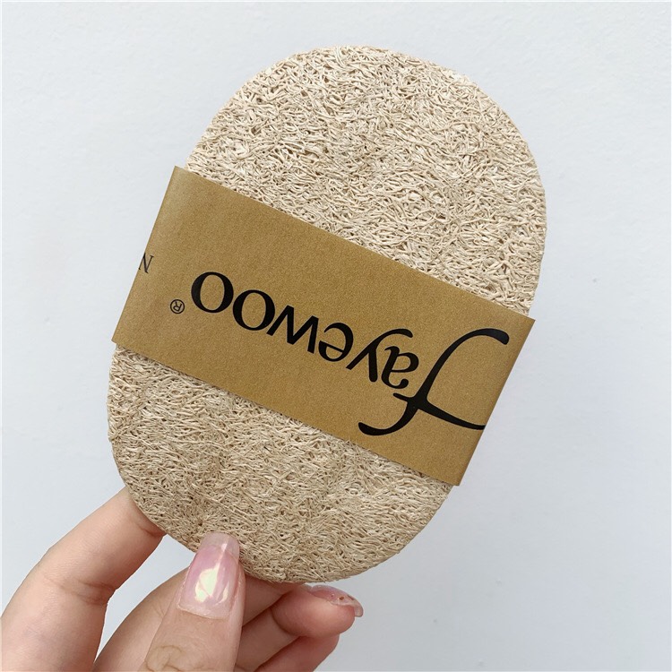 Bông Tắm Xơ Mướp Tự Nhiên Ép Sẵn ( Nở To Khi Gặp Nước ) - Có Thể Dùng Rửa Bát