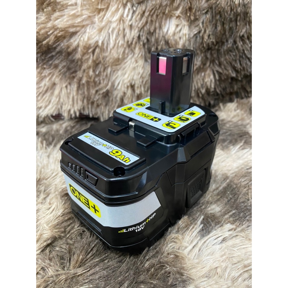 Pin ryobi 18v 9ah nhận sạc zin, full tem. bn.