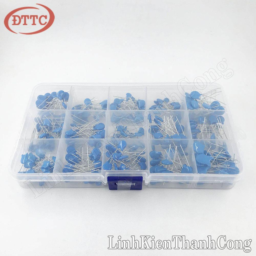 Combo 15 loại tụ cao áp 1kv/2kv/3kv 0.1nf - 22nf