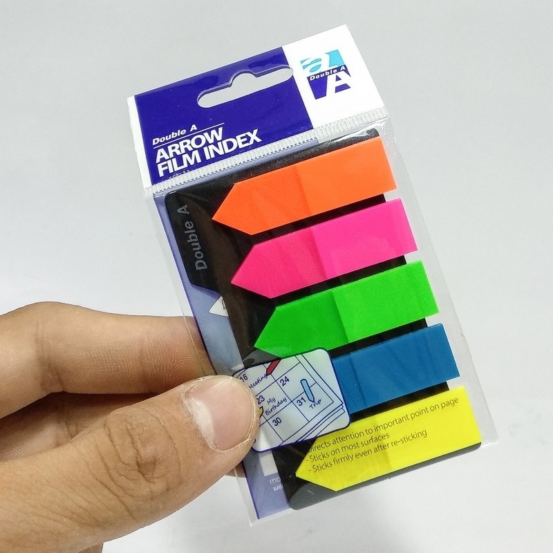 Note 5 màu nhựa Double A / Note 5 màu nhựa mũi tên