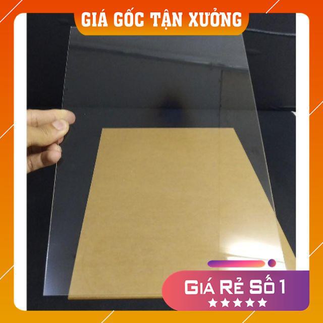 Tấm Mica trong 2mm nhiều kích thước -Hàng có sẵn - bảo hành không ngả, đục màu