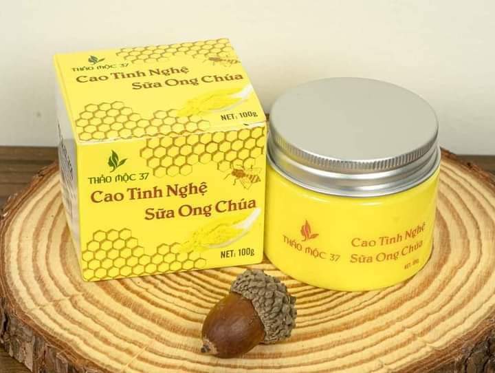Combo 3 hộp cao tinh nghệ sữa ong chúa 37 - thảo mộc 37