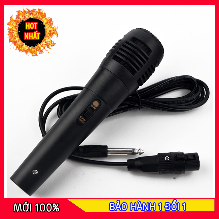 Micro karaoke có dây cao cấp giá rẻ cho tất cả loại loa karaoke - micro karaoke có dây cao cấp thích hợp với tất cả loại loa karaoke
