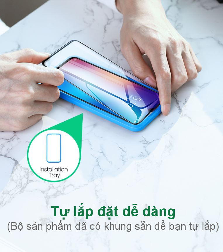 Miếng dán kính cường lực tràn viền HD cho điện thoại Xiaomi 8 (2 miếng/hộp) UGREEN SP124 70366 Miếng dán kính cường lực tràn viền HD cho điện thoại Xiaomi 8 (2 miếng/hộp) UGREEN SP124 70366