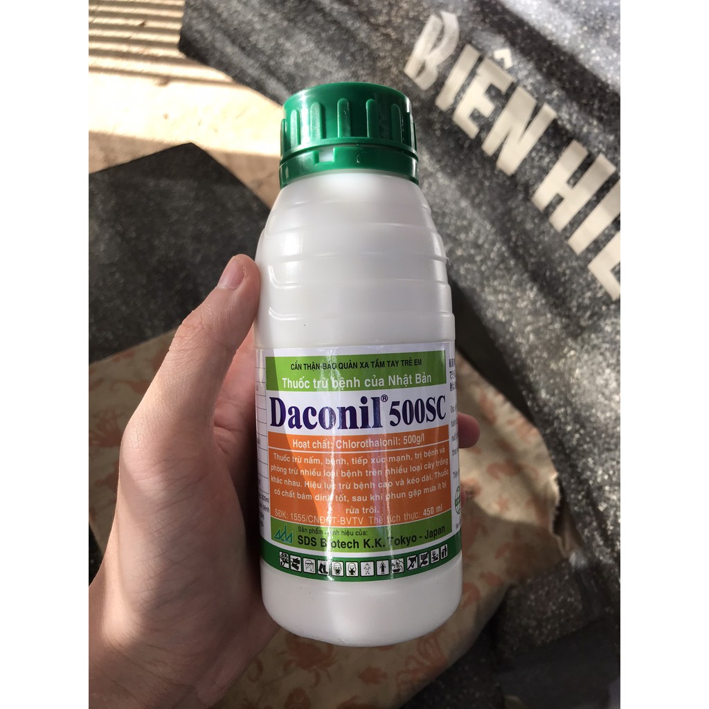 Trừ bệnh cây trồng daconil 500sc của nhật bản 450ml