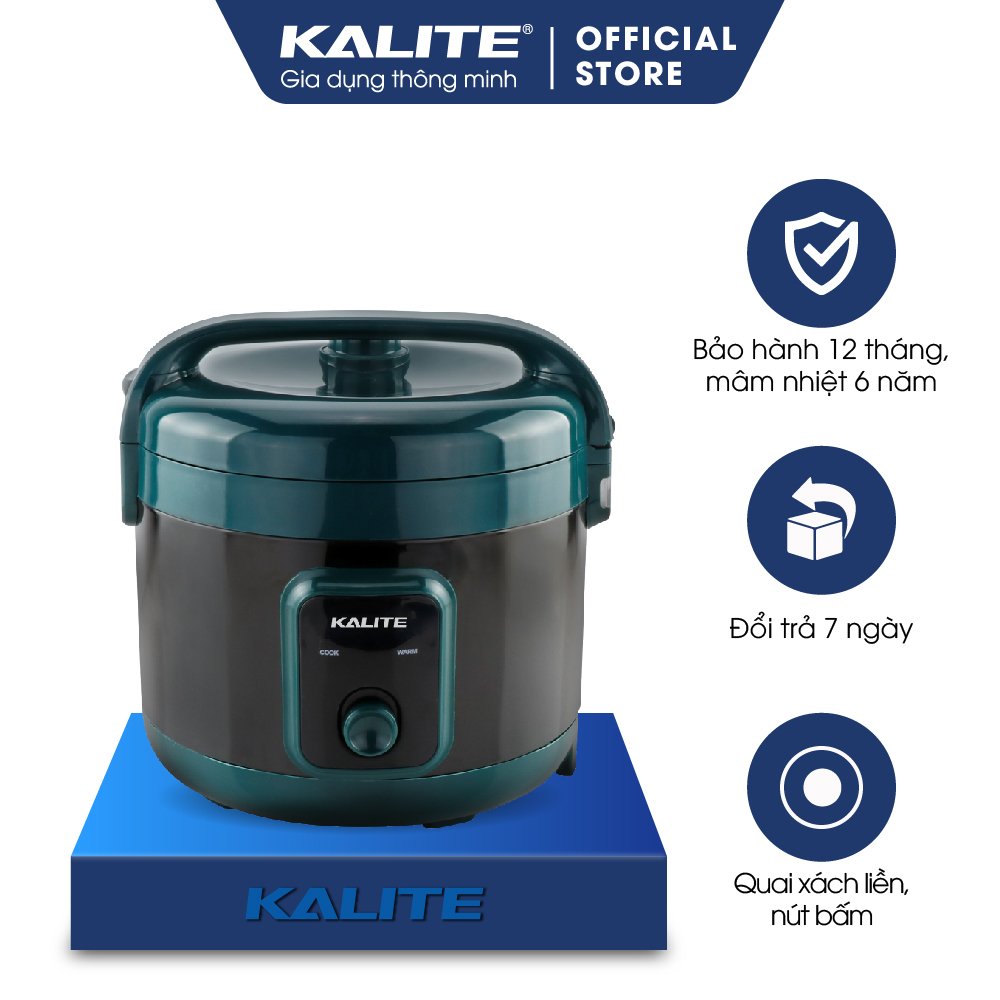Nồi cơm điện Kalite KL-618, công suất 700W, dung tích 1.8L, nấu ăn đa dạng, đa chức năng, nấu cơm ngon hơn với công nghệ đặc biệt của Hàn Quốc, thiết kế sang trọng