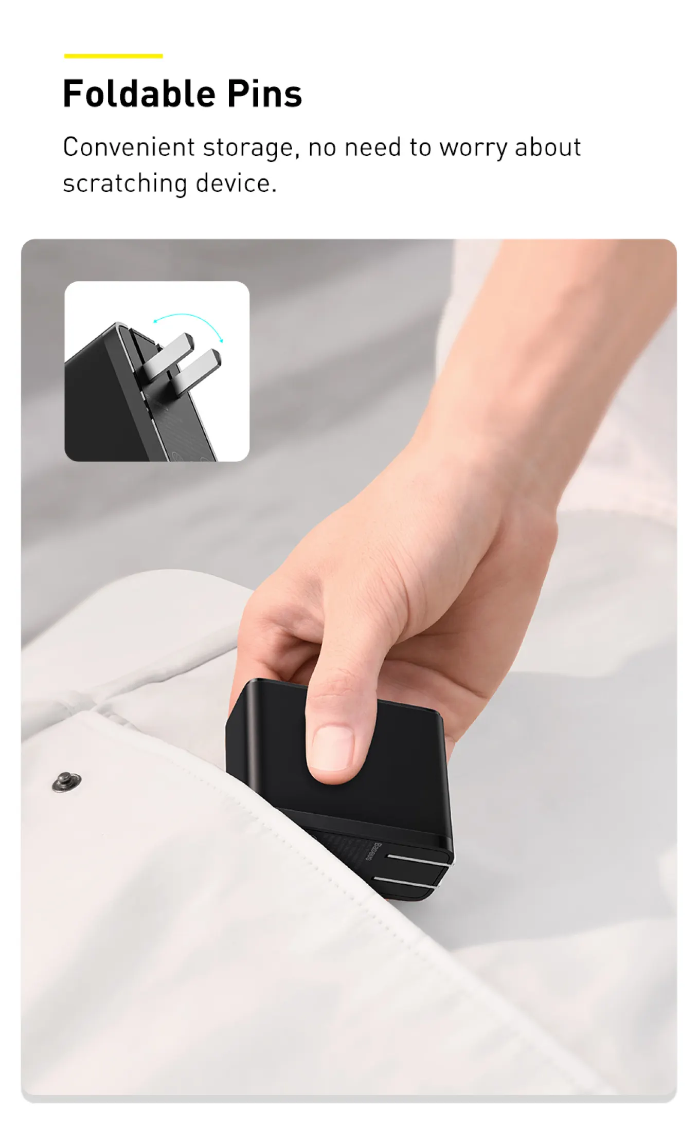 Baseus GaN2 100W chụp toàn cảnh