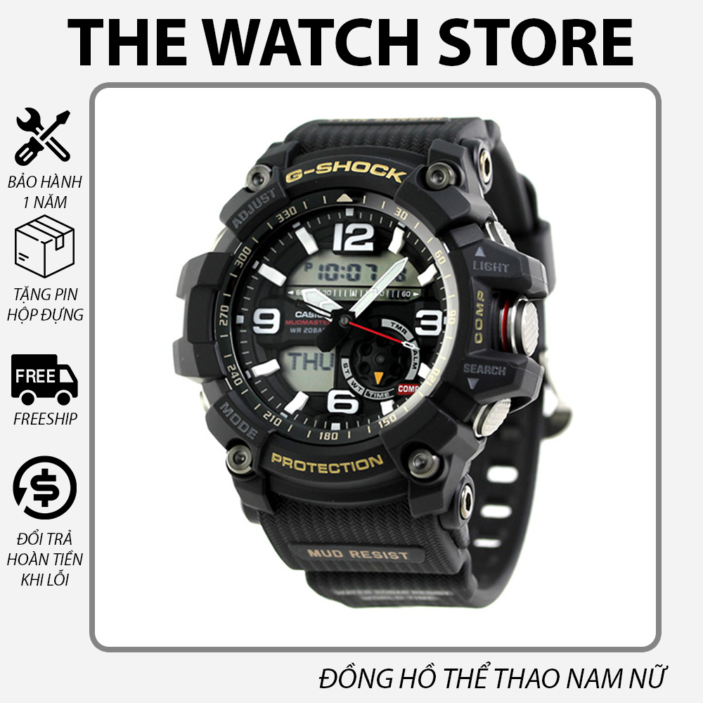 Đồng hồ nam G-Shock GG-1000 Đen Full thể thao nam nữ, Chống nước 200M,Tặng kèm pin dự phòng, Bảo hành 12 tháng