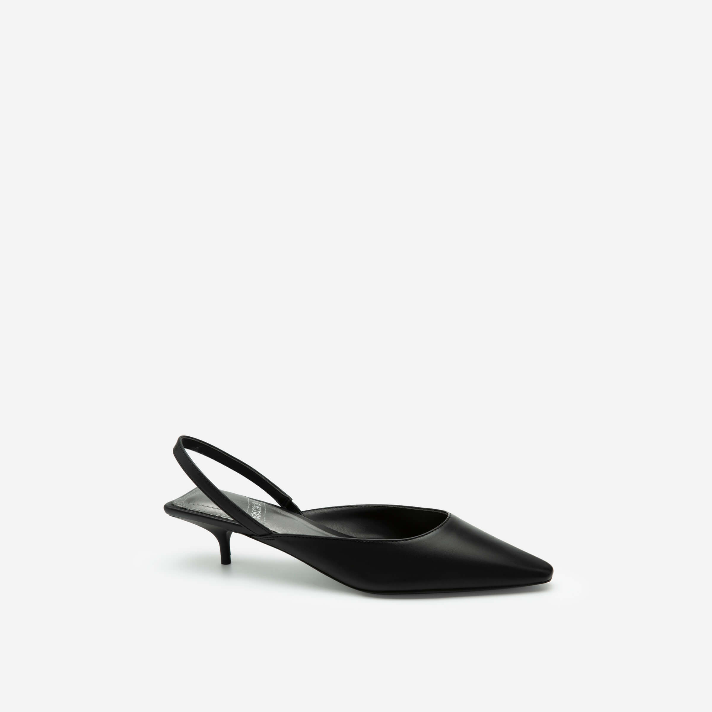 [HCM]Giày Kitten Heel Mũi Nhọn Thanh Lịch - BMN 0485 - Màu Đen