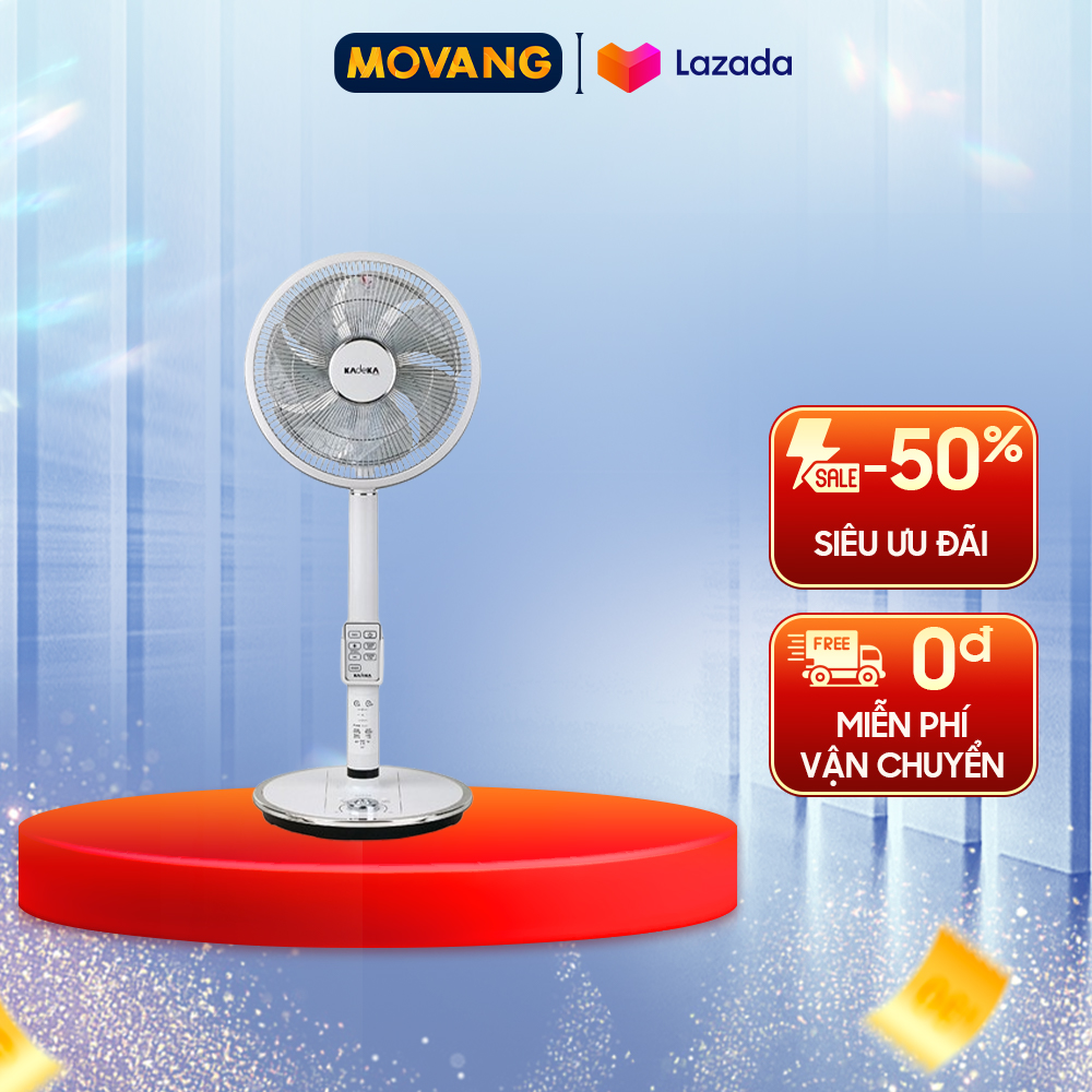 - quạt lửng kadeka klv–30dc - công suất tiêu thụ 22w điện áp 220v/50hz