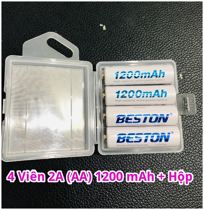 [BESTON] Vỉ 4 Viên Pin AA 1200mAh Dùng Cho Điều Khiển ,Micro Không Dây Đồng Hồ, Đồ Chơi