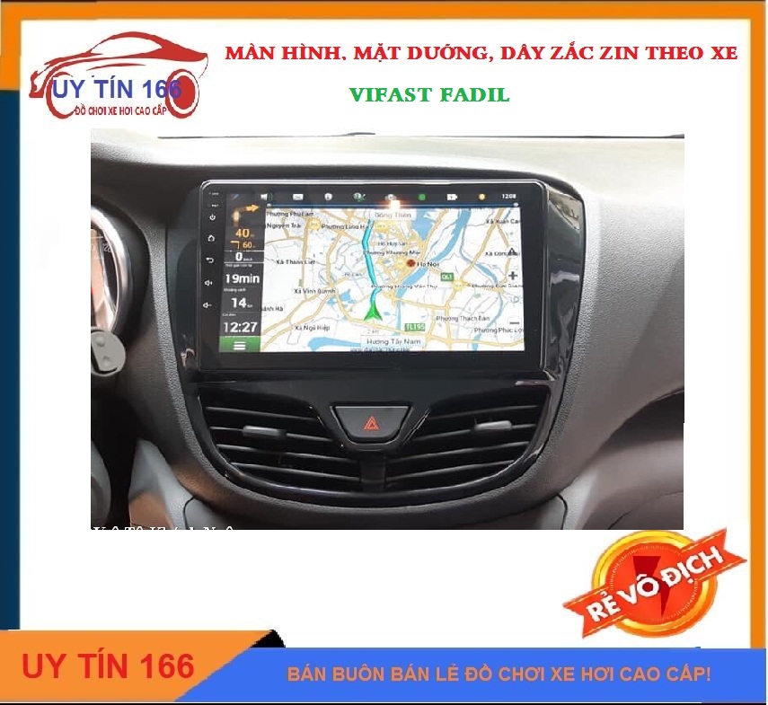 [Hỗ Trợ Lắp Đặt] SHOP UY TÍN 166 ! Bộ màn hình android chạy hệ điều hành 10. màn hình kèm mặt dưỡng cho xe VIFAST FADIL, nghe gọi, xem phim, chỉ đường..., màn kết nối wifi bộ nhớ cao -  Màn hình ô tô, Nội thất xe hơi