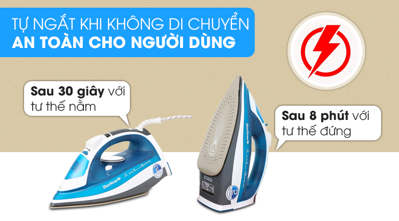 Bàn ủi hơi nước bluestone sib-3831