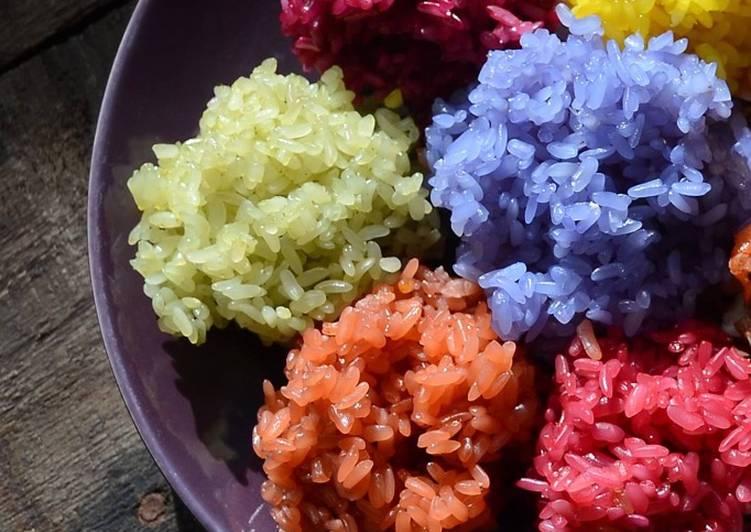 1 bầu 3 cây giống cẩm đỏ ( cây lá diễn ) - Chế biến xôi ngũ sắc