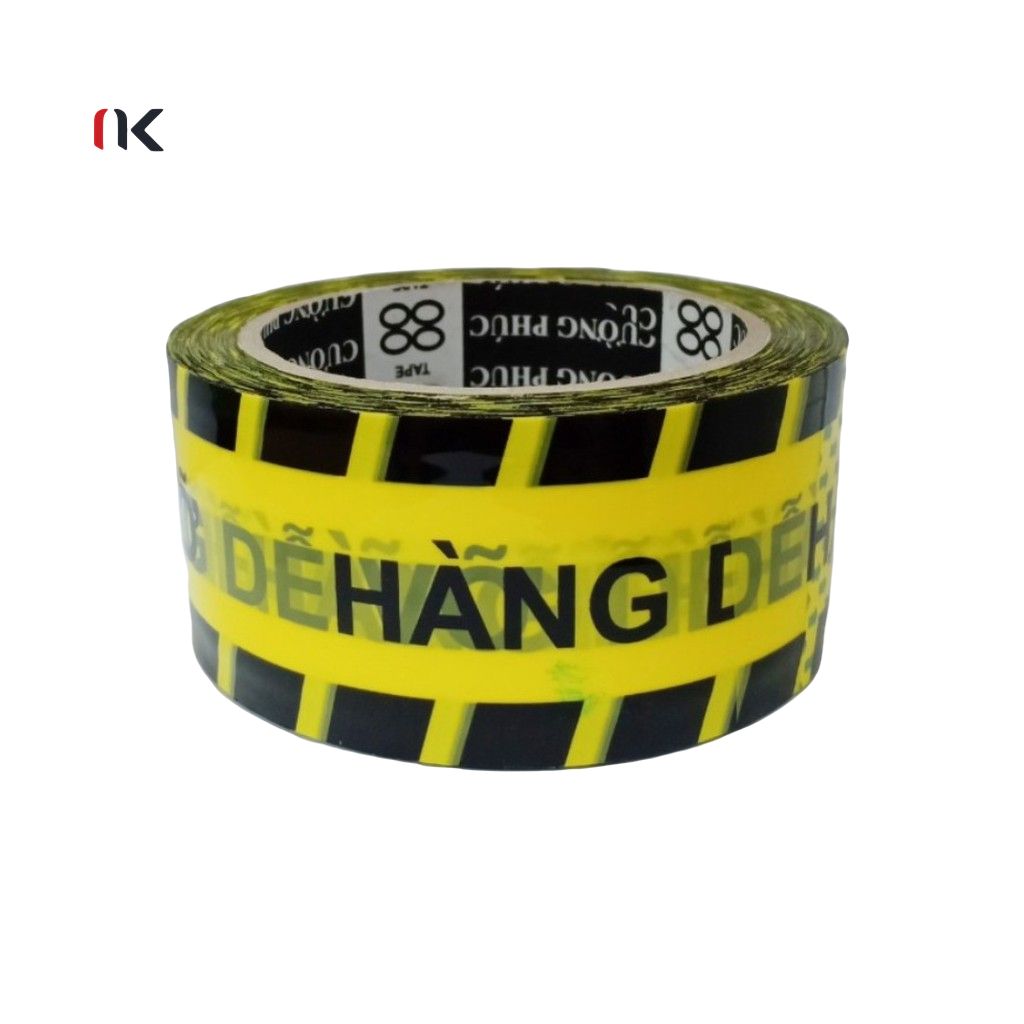 1 cuộn băng keo HÀNG DỄ VỠ, dùng niêm phong, cảnh báo hàng dễ bể vỡ