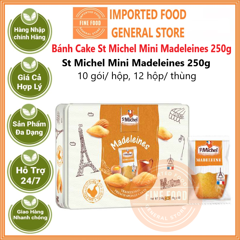 Bánh Cake St Michel Mini Madeleines 250g