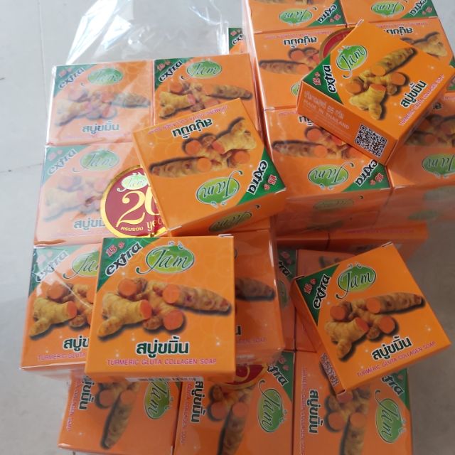 [HCM][1 Lốc 12 cục]  Xà bông tắm giảm mụn trắng da Jam Thái Lan