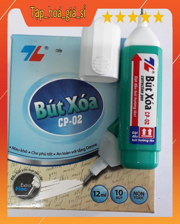 (combo10 chiếc) Bút xóa CP02 bút tẩy với Công nghệ vượt trội giúp mực xóa nhanh khô, che phủ tốt, không độc hại và an toàn