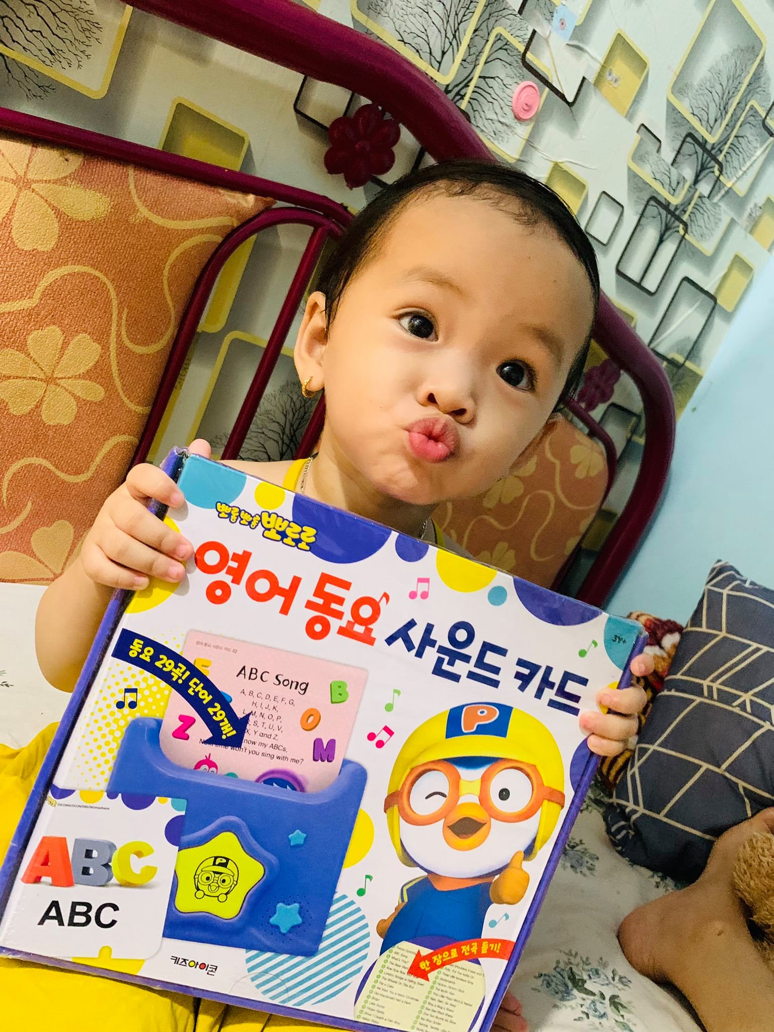 Thẻ nhạc thẻ đọc tiếng anh cho bé pororo hàn quốc