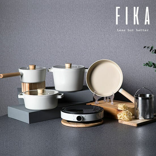 Bộ 5 món nồi chảo chống dính bếp từ fika neoflam hàn quốc. sản phẩm gồm 2 nồi sâu chống dính đế từ 18cm, 22cm, 01 nồi nông chống dính đề từ 22cm, 01 chảo xào sâu lòng chống dính đế từ 26cm, 01 bếp từ đơn