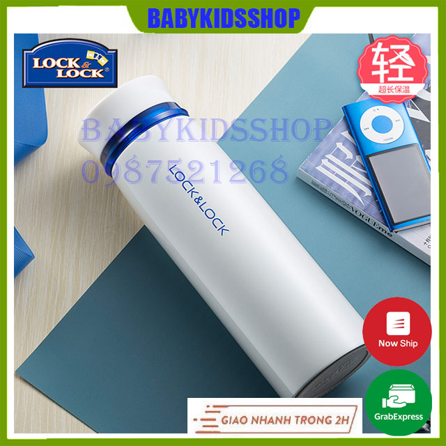 Bình Giữ Nhiệt Lock&Lock Feather Light Ring Tumbler LHC4131 Hàng KM sữa pediasure