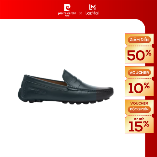 Giày lười công sở cao cấp Pierre Cardin chất liệu da bò nhập khẩu cao cấp, đế cao su chống trơn trượt, bảo hành 12 tháng - PCMFWLG  503