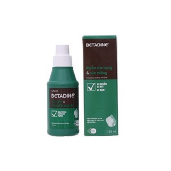 Nước súc miệng/ xịt họng betadine