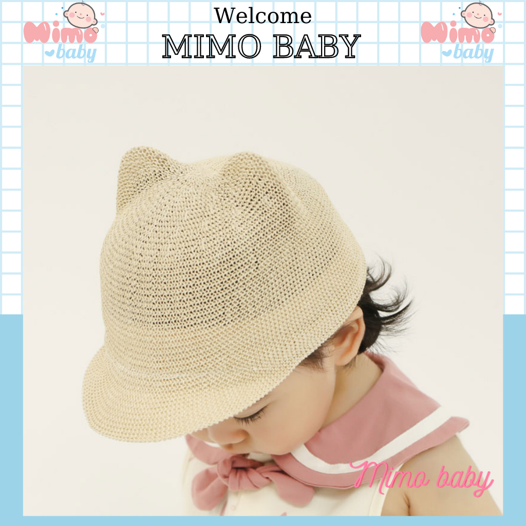 MŨ CÓI TAI MÈO CHO BÉ (1.5-3y) Mimo baby MH06