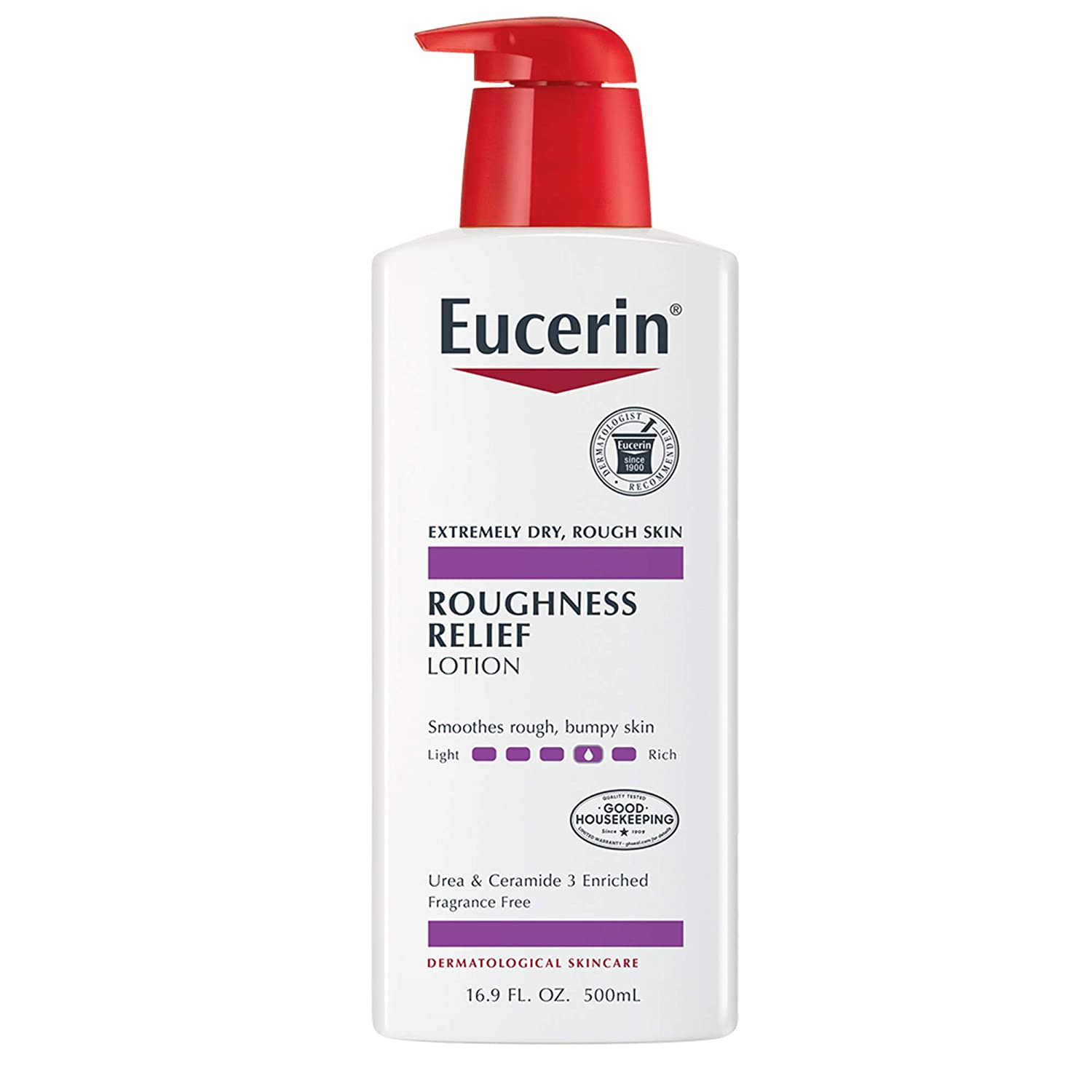 Dưỡng thể dưỡng ẩm cho da khô, sần Eucerin Roughness Relief Lotion Extremely Dry, Rough Skin 500ml (Mỹ)