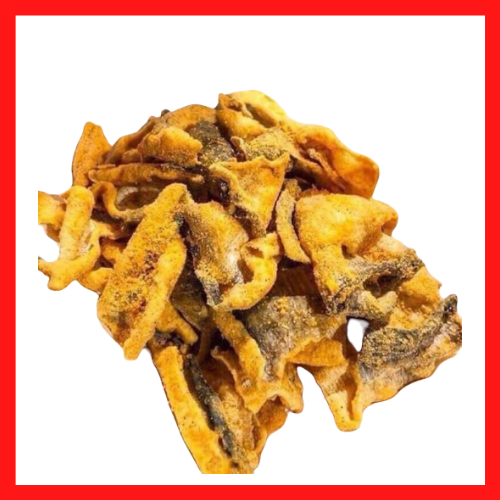 500gr da cá sấy trứng muối hàng cao cấp- da cá sấy giòn - da cá trứng muối đồ ăn vặt đảm bảo chất lượng