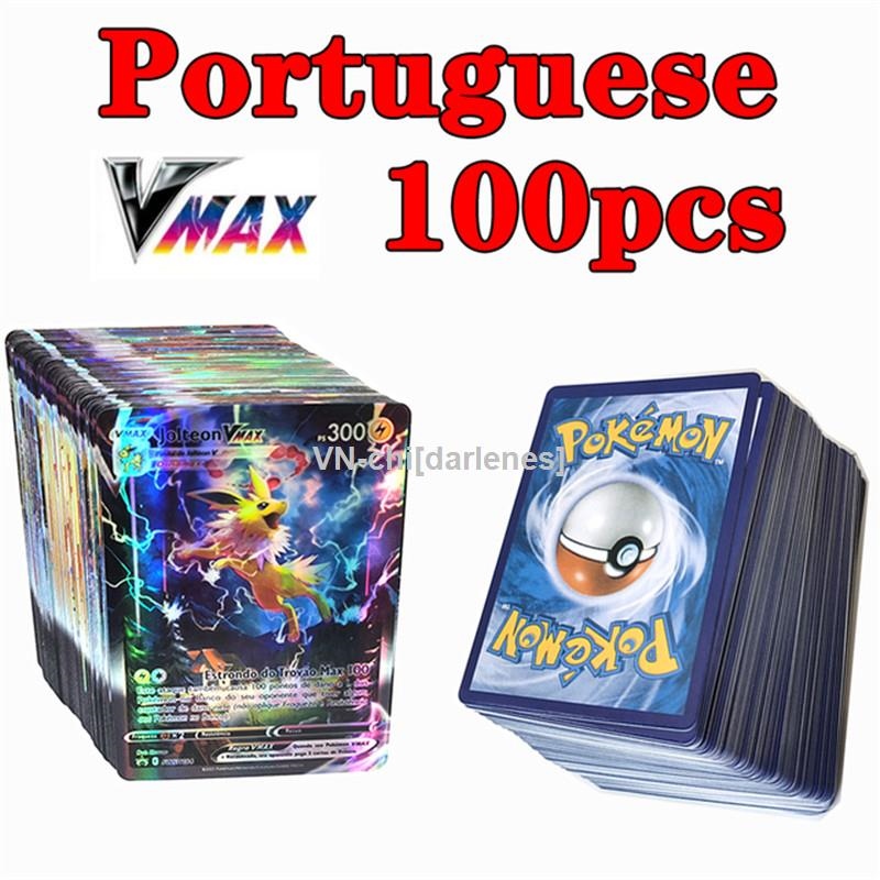 2022 New Portuguese Pokemon Cards Vmax Charizard Pikachu Carte Pokémon