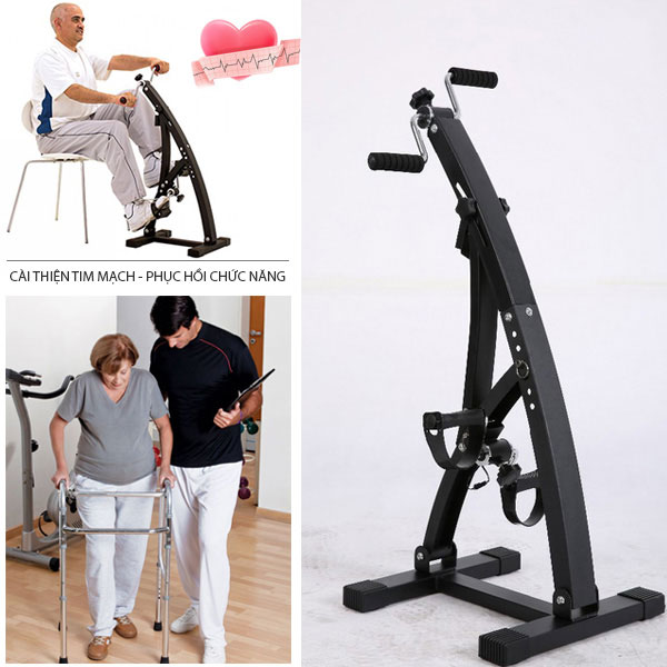 Xe đạp tập thể dục Dual bike cho người già