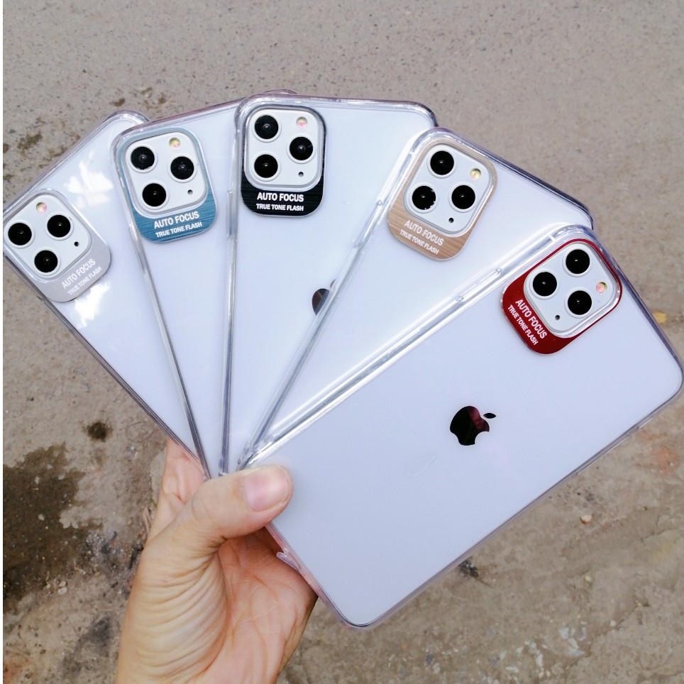 Ốp autofocus lưng trong cứng viền dẻo có gờ bảo vệ camera IPhone 11/ 11 Pro/ 11 Pro Max - phukienthutranghn
