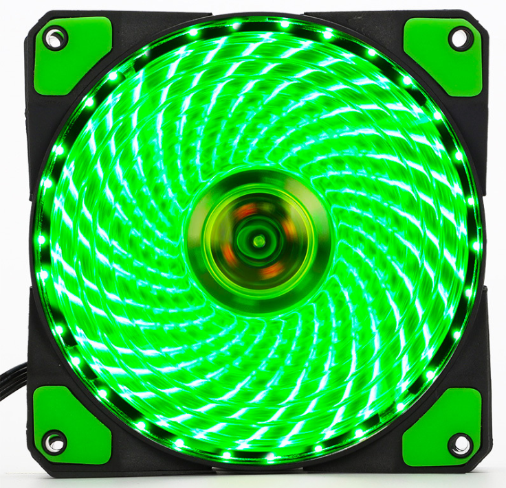 Fan hông Case 12*12cm 33 Led - xanh lá chuối