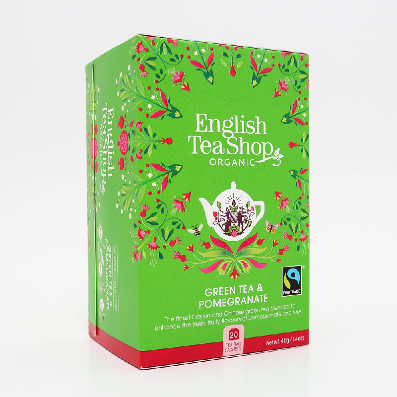 Trà Organic Green Tea Pomegranate English Tea Shop