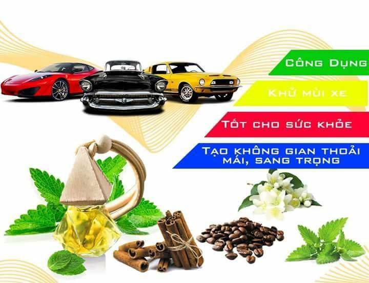 Tinh dầu thơm treo xe hương Ngàn hoa ( Gucci ) - khử mùi hôi