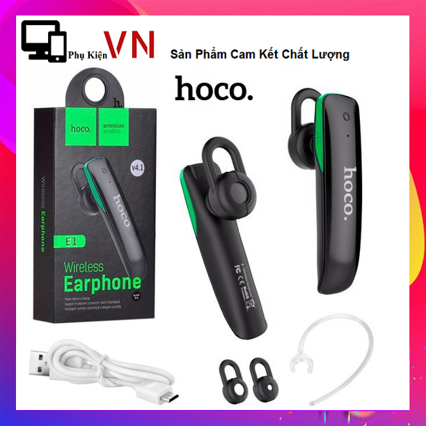 ⚡ bảo hành 6 tháng ⚡ tai nghe bluetooth hoco e1 – hàng c.hính hãng