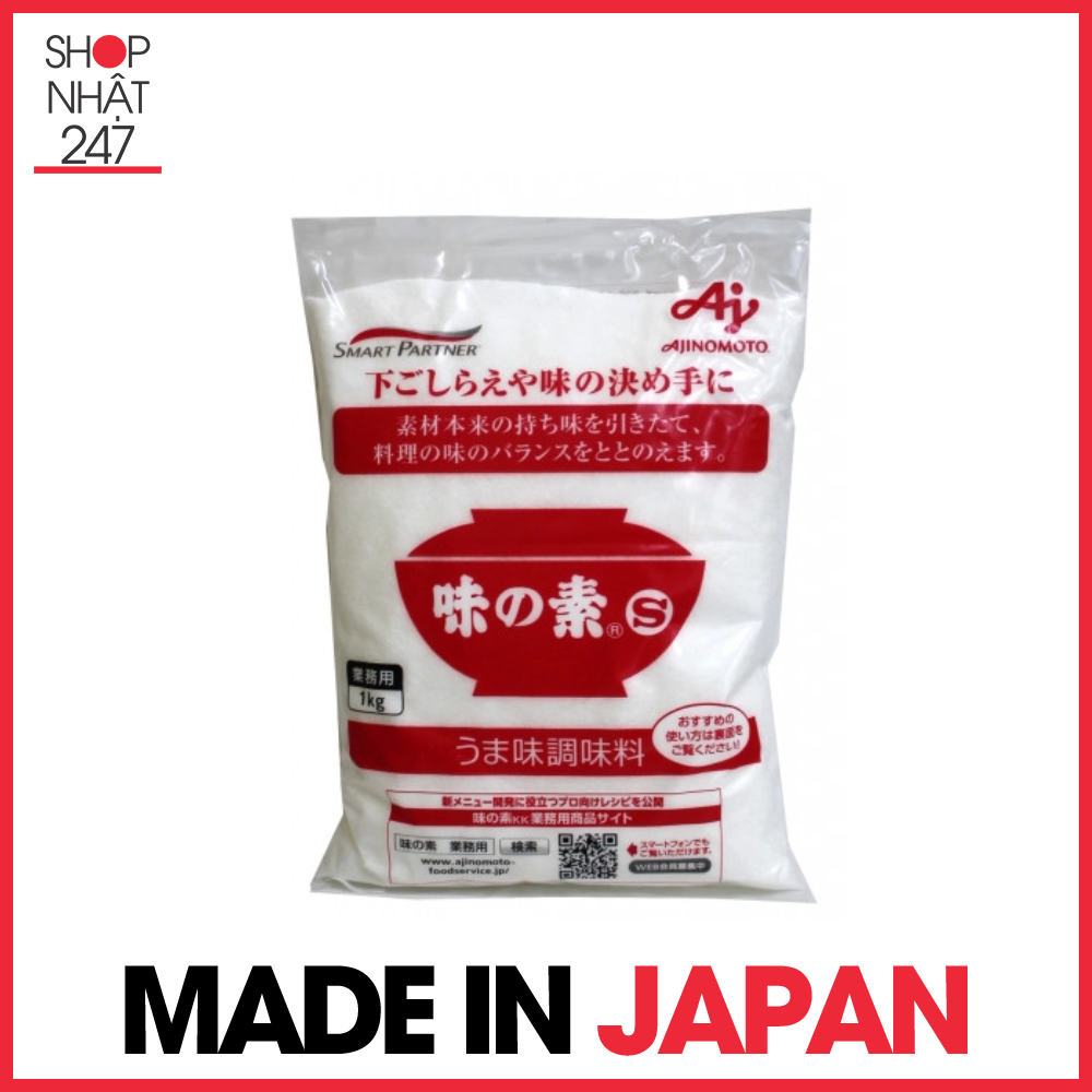 Bột ngọt Ajinomoto gói 1kg - Nội địa Nhật Bản