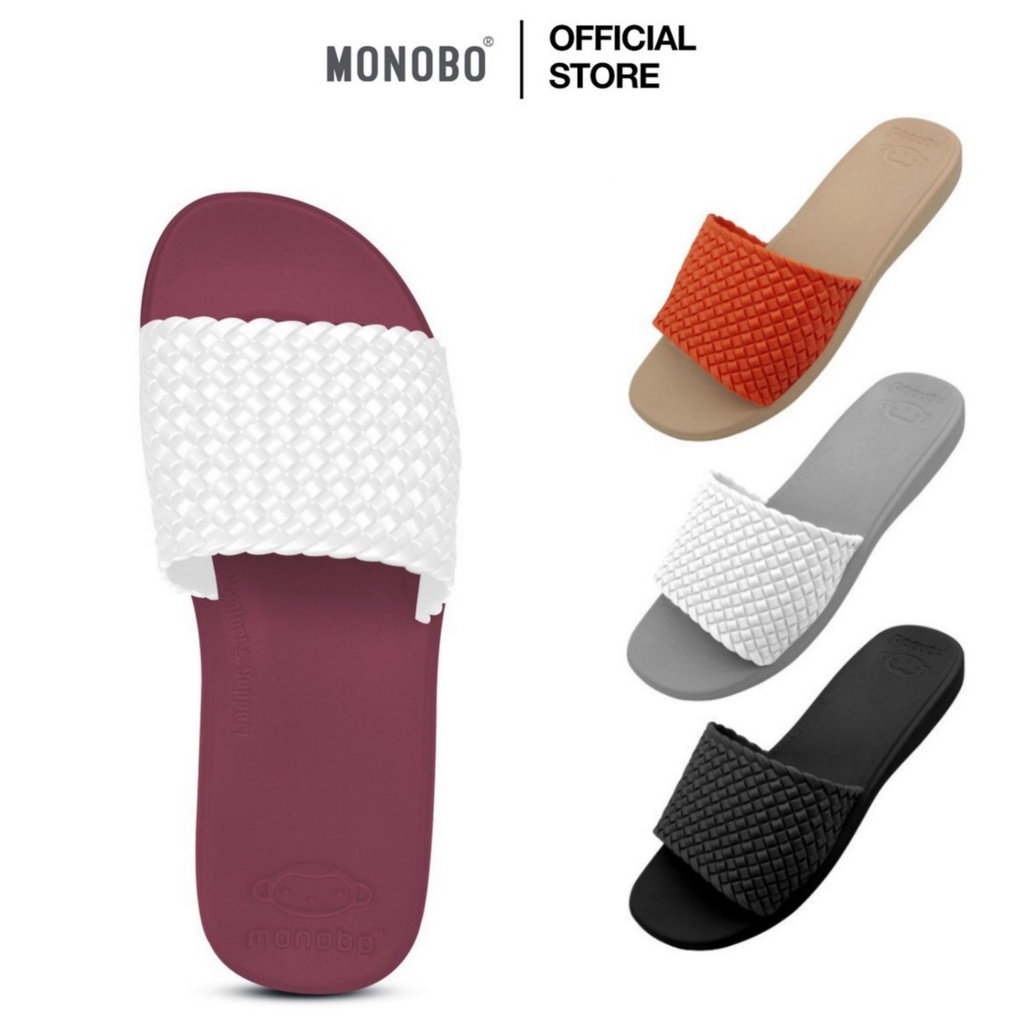 Dép thái lan nữ 5 màu quai ngang monobo moniga 4.4 chính hãng