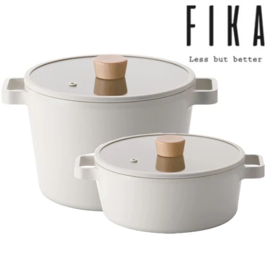 Bộ 2 nồi 22cm Fika Neoflam - Hàn Quốc. Sản phẩm nhập khẩu chính hãng, hàng có sẵn cung cấp ngay