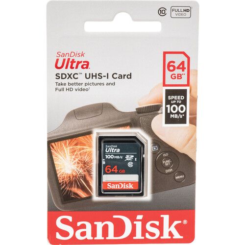 Thẻ nhớ sdhc sandisk ultra 533x class 10 uhs-i 100mb/s - 64gb