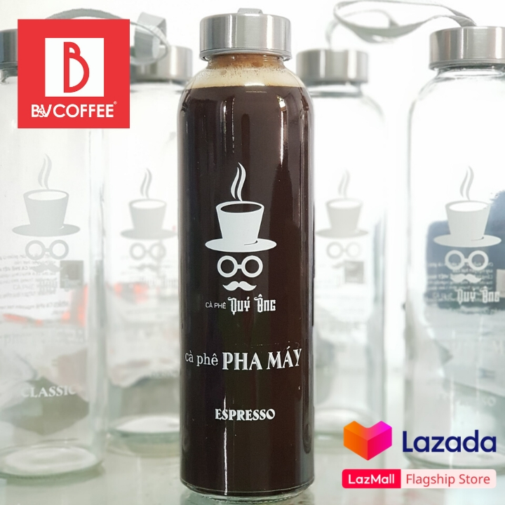 Cà phê pha máy đóng chai cao cấp B&V COFFEE - hương vị Espresso - 500ml - Hương thơm chuẩn cà phê Arabica