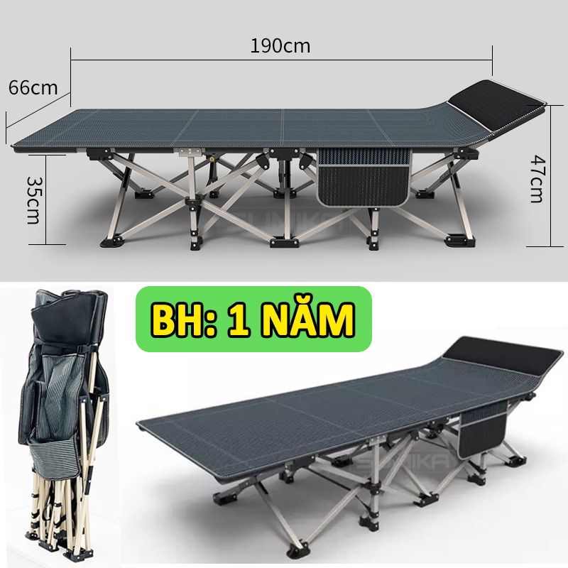Giường xếp gấp gọn văn phòng Sumika 188 (bảo hành 1 năm) giường du lich